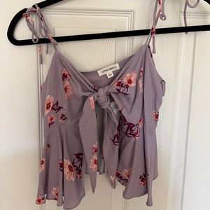 Cotton candy la tie top